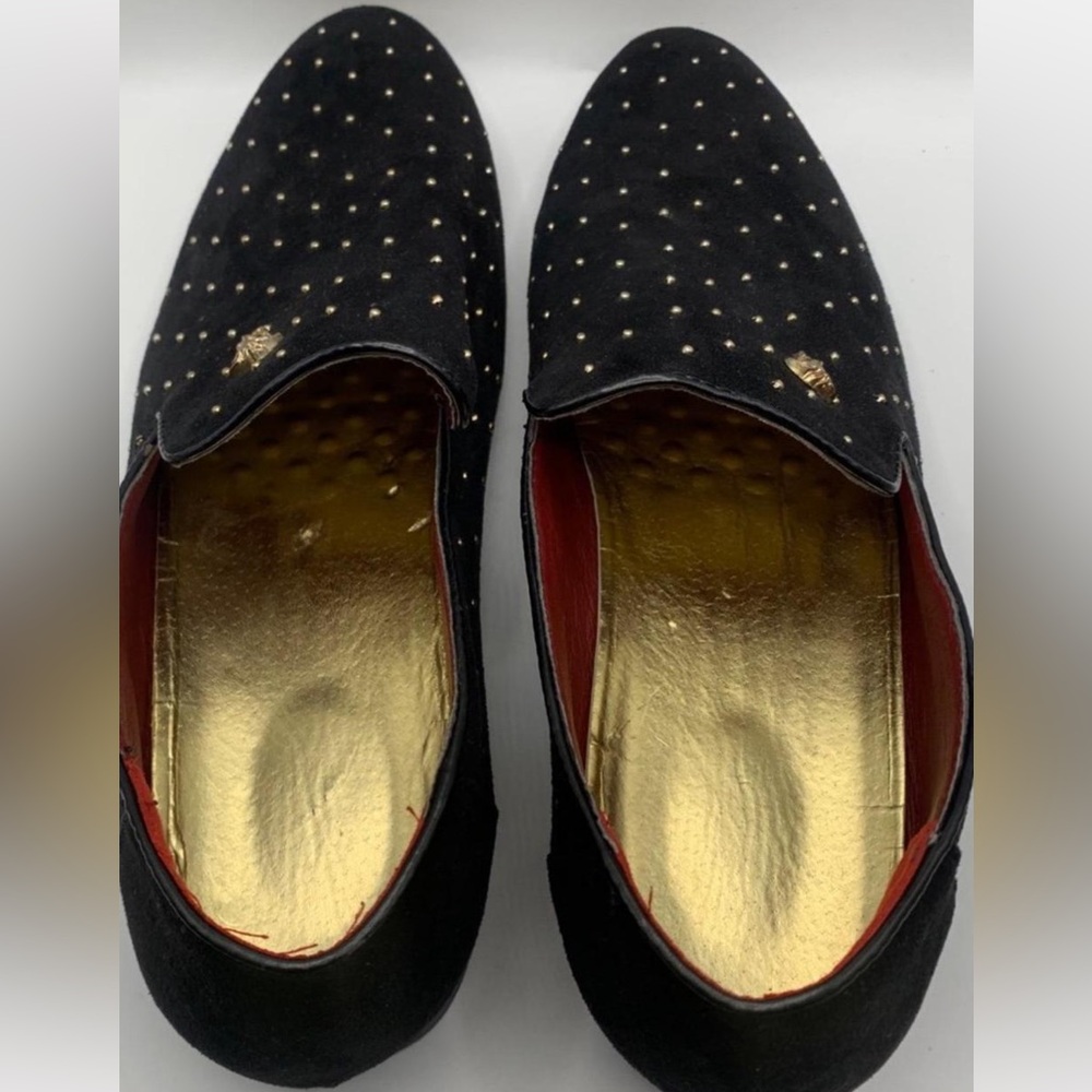 Men’s Luxury Velvet Pointed Toes Slip On Suede Dress Shoe Loafer size 9 - Picture 5 of 8